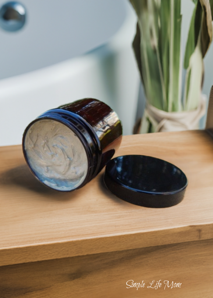 CLEAR SKIN FACIAL MASK - Charcoal & Bentonite Clay Cleansing, purifying clay mask. Organic spa treatment for clearer skin