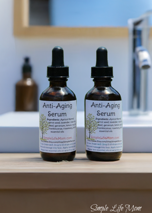ANTI AGING SERUM - all natural Essential Oil blend to moisturizing and nourishing skin