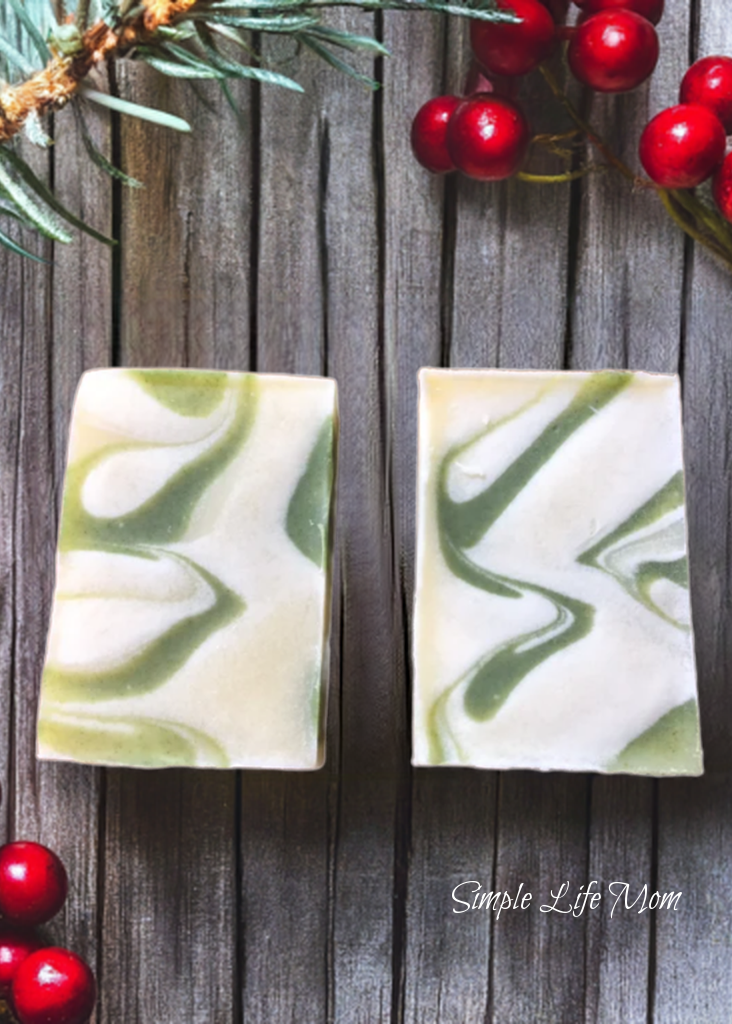 CEDARWOOD AND FIR SOAP - all natural woodsy scented, Handmade, Herbal soap, with essential oils