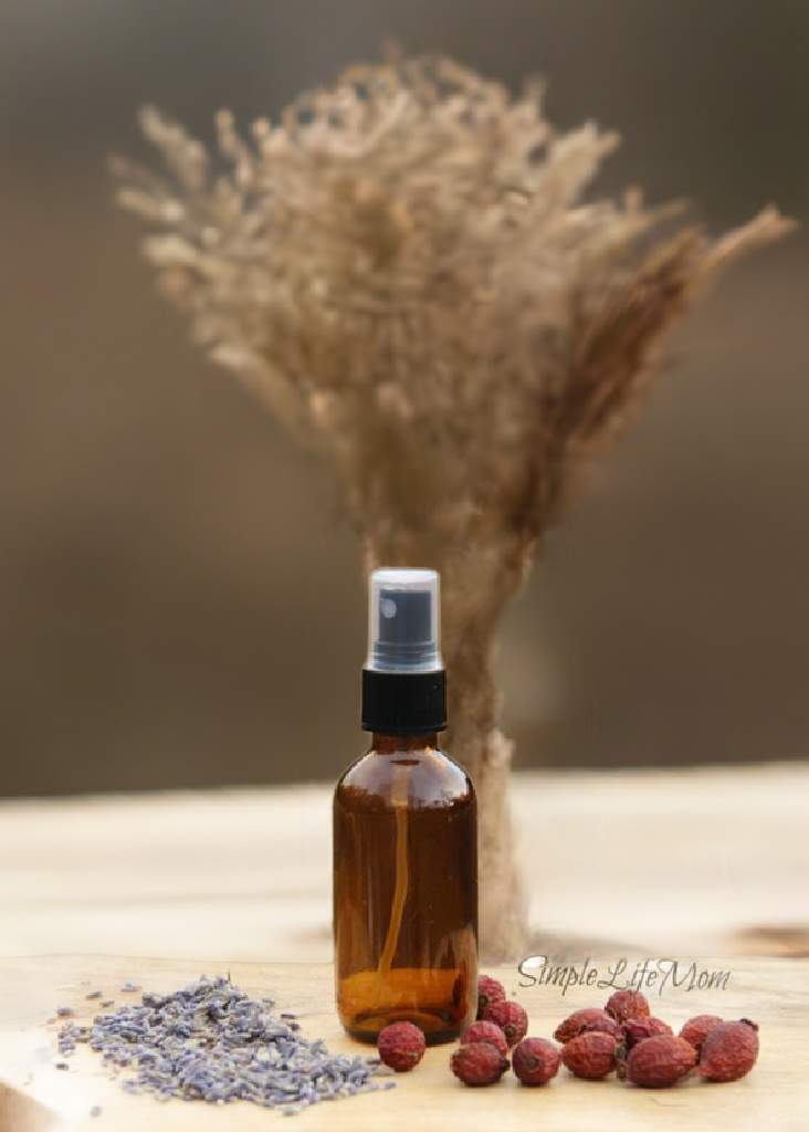 HERBAL CONDITIONER - all natural after shampoo bar spray for all hair types. Rose water, aloe, vegan, zero waste, organic conditioner