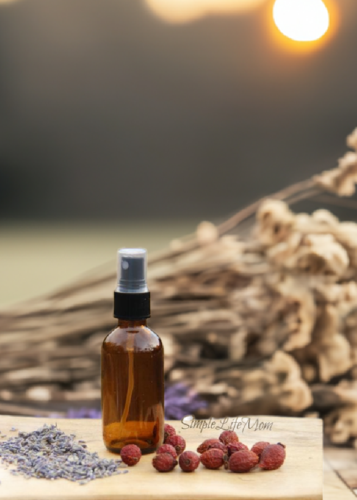 HERBAL CONDITIONER - all natural after shampoo bar spray for all hair types. Rose water, aloe, vegan, zero waste, organic conditioner