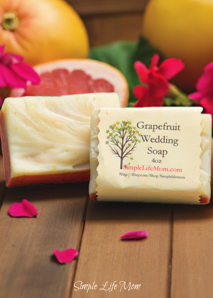 GRAPEFRUIT GERANIUM SOAP- Geranium, Handmade Natural Soap made with essential oils, herbal, organic cold processed soap bar