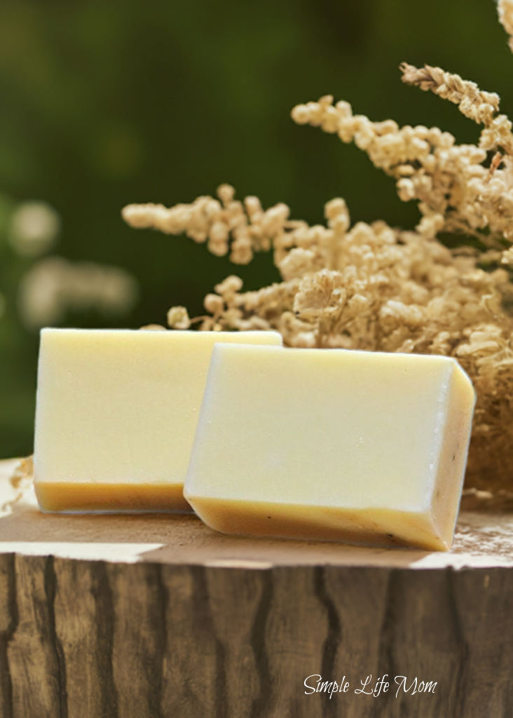 CALMING LEMONBALM & FRANKINCNESE SOAP- all natural handmade cold processed body wash soap bar