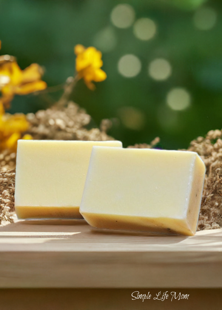 CALMING LEMONBALM & FRANKINCNESE SOAP- all natural handmade cold processed body wash soap bar