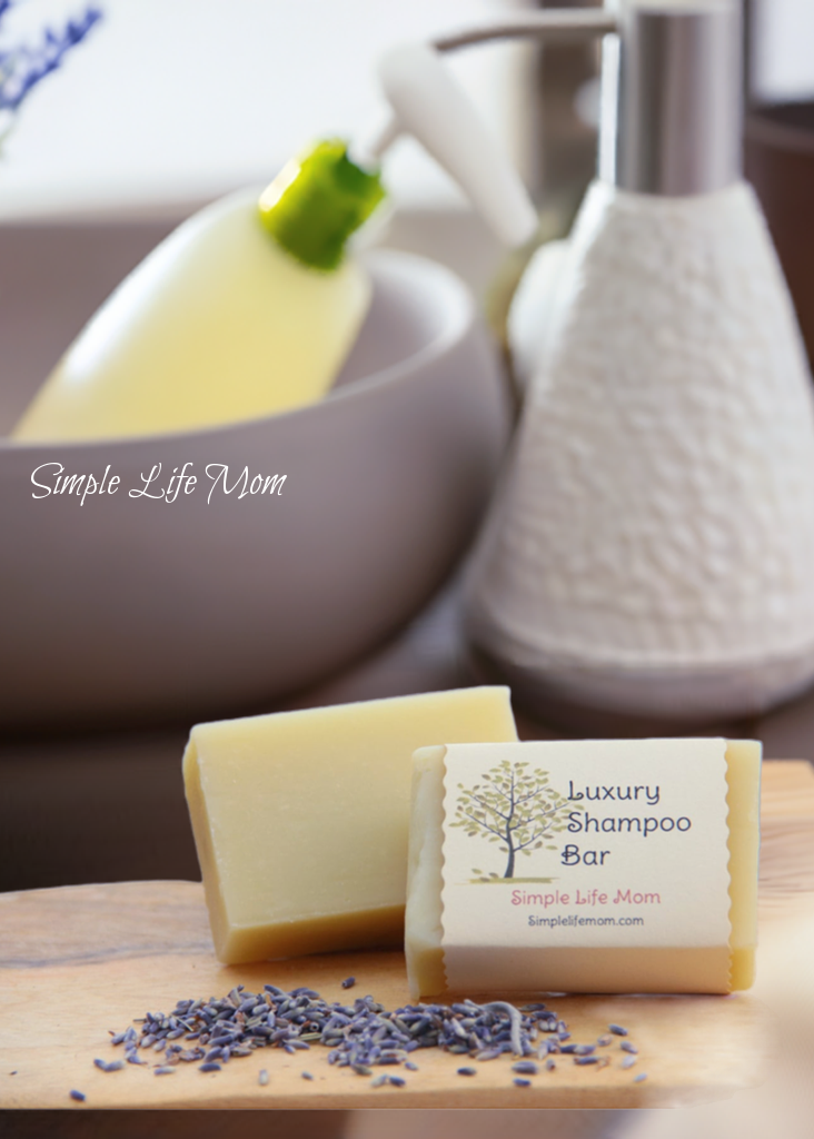 LUXURY SHAMPOO BAR - vegan, herbal, all natural, organic handmade with lavender, for all hair types