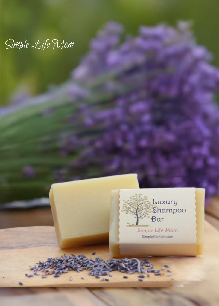 LUXURY SHAMPOO BAR - vegan, herbal, all natural, organic handmade with lavender, for all hair types