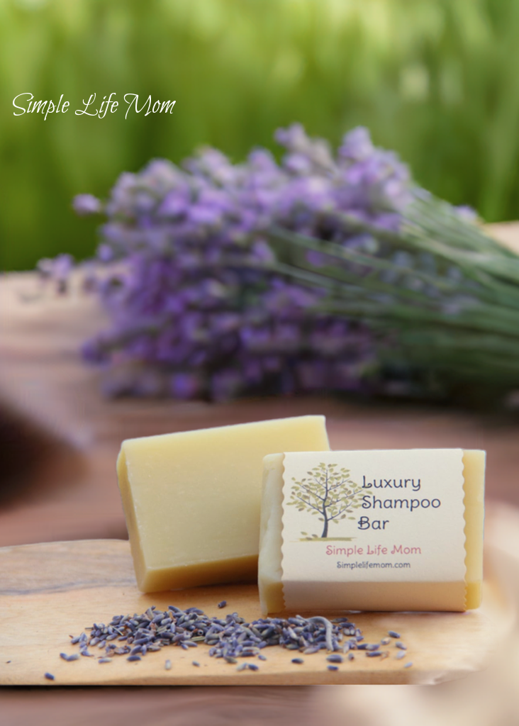 LUXURY SHAMPOO BAR - vegan, herbal, all natural, organic handmade with lavender, for all hair types