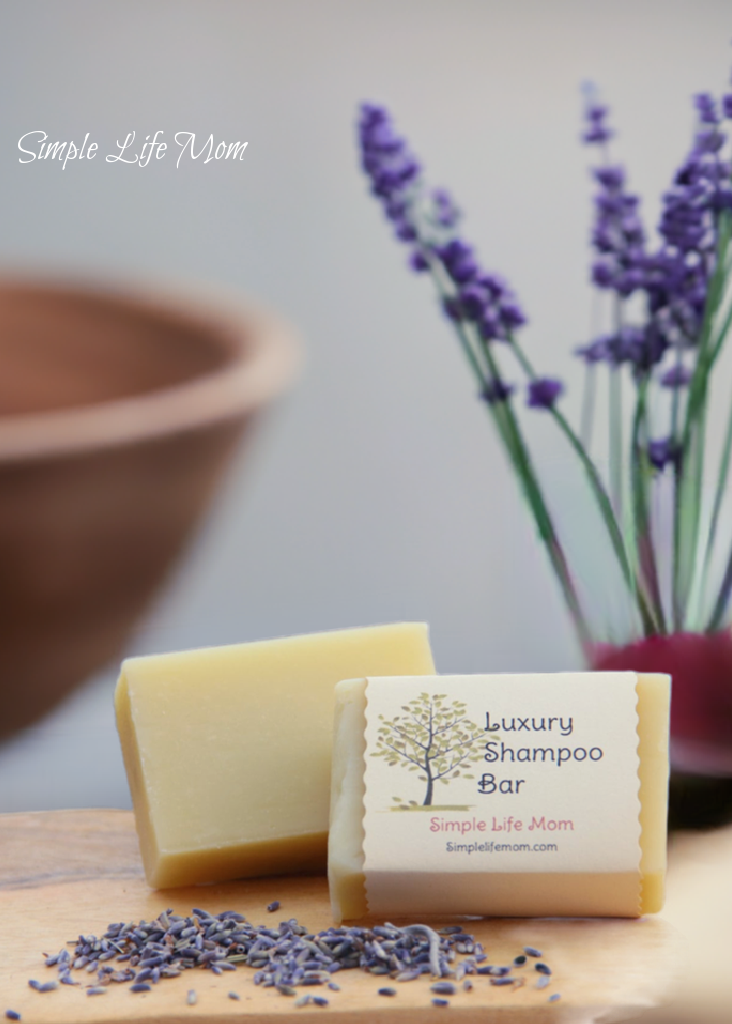 LUXURY SHAMPOO BAR - vegan, herbal, all natural, organic handmade with lavender, for all hair types