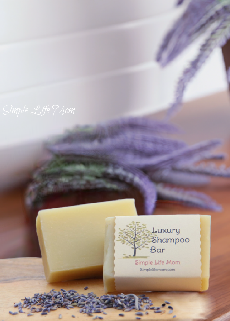 LUXURY SHAMPOO BAR - vegan, herbal, all natural, organic handmade with lavender, for all hair types