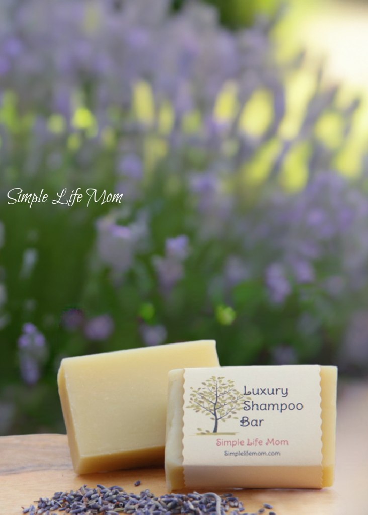 LUXURY SHAMPOO BAR - vegan, herbal, all natural, organic handmade with lavender, for all hair types