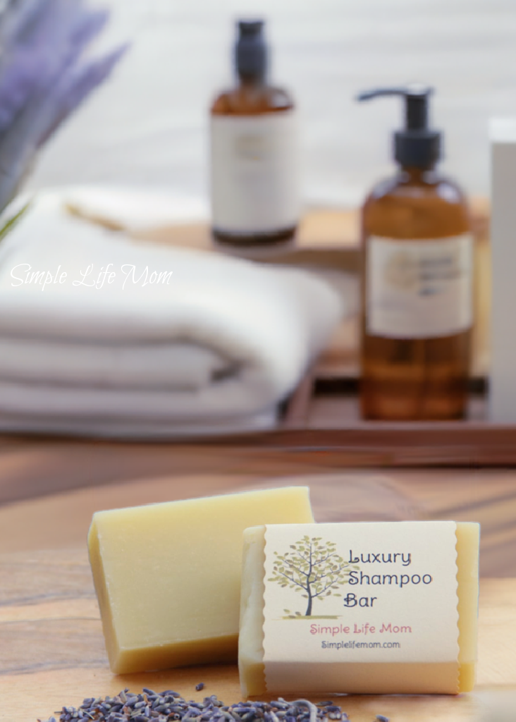 LUXURY SHAMPOO BAR - vegan, herbal, all natural, organic handmade with lavender, for all hair types