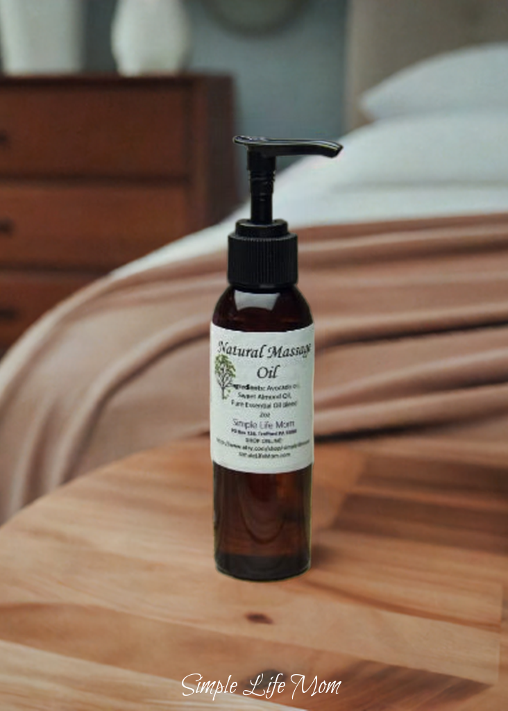 NATURAL MASSAGE OIL - Essential oil massage oil for Muscle Relaxing, Cooling