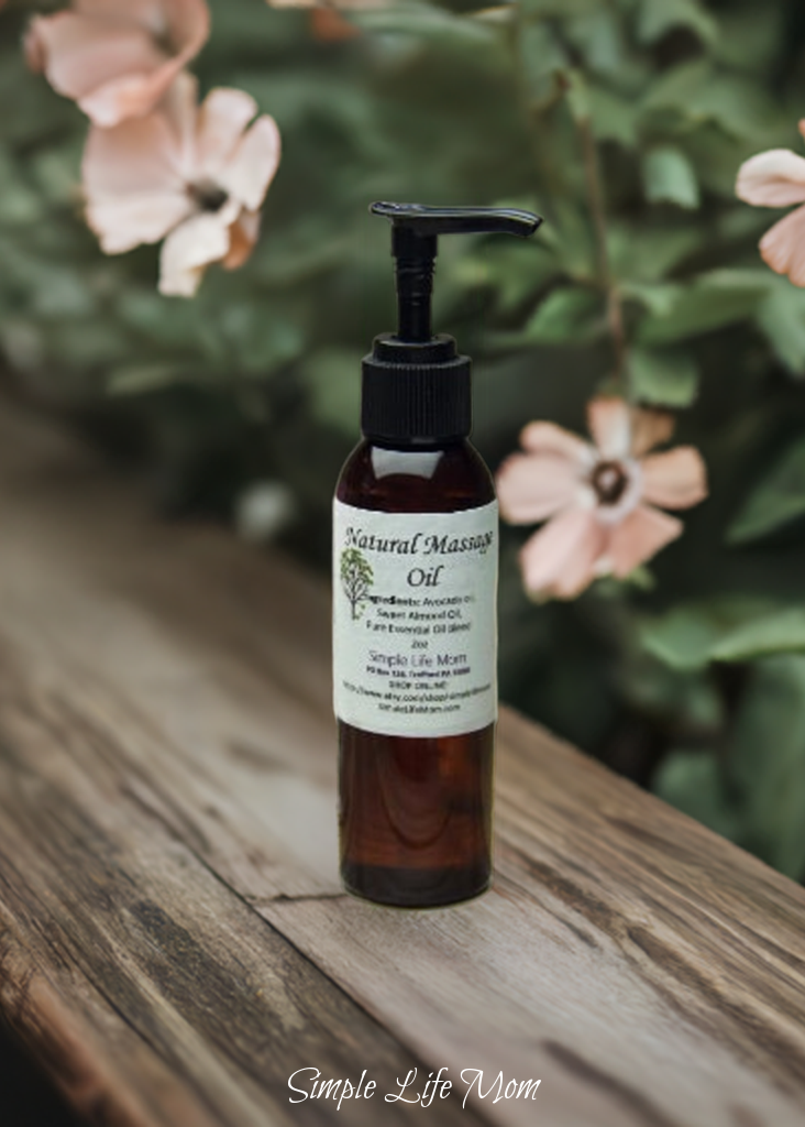 NATURAL MASSAGE OIL - Essential oil massage oil for Muscle Relaxing, Cooling