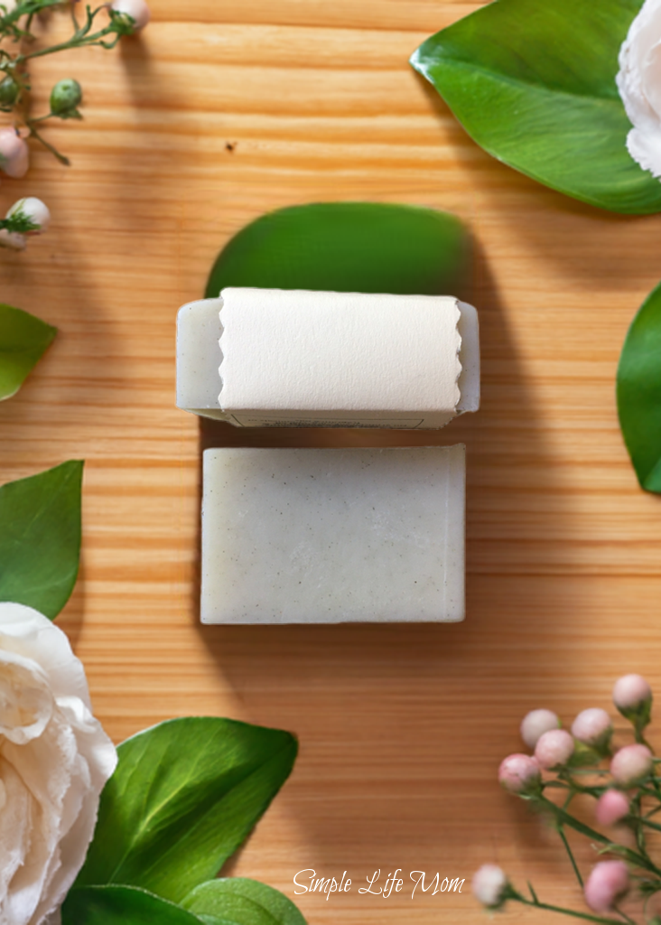 UNSCENTED NETTLE FACIAL SOAP BAR - Unscented with nettle and aloe, vegan, for oily or dry sensitive skin, organic