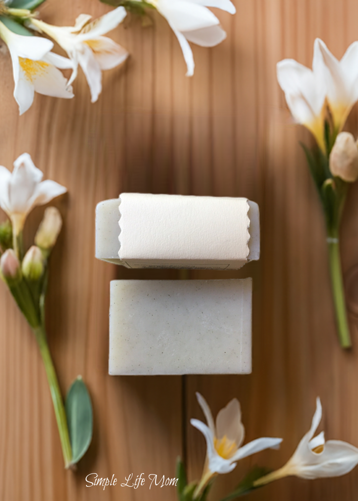 UNSCENTED NETTLE FACIAL SOAP BAR - Unscented with nettle and aloe, vegan, for oily or dry sensitive skin, organic