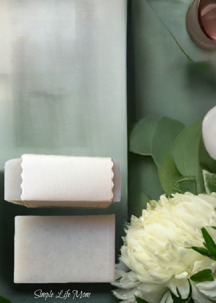 UNSCENTED NETTLE FACIAL SOAP BAR - Unscented with nettle and aloe, vegan, for oily or dry sensitive skin, organic