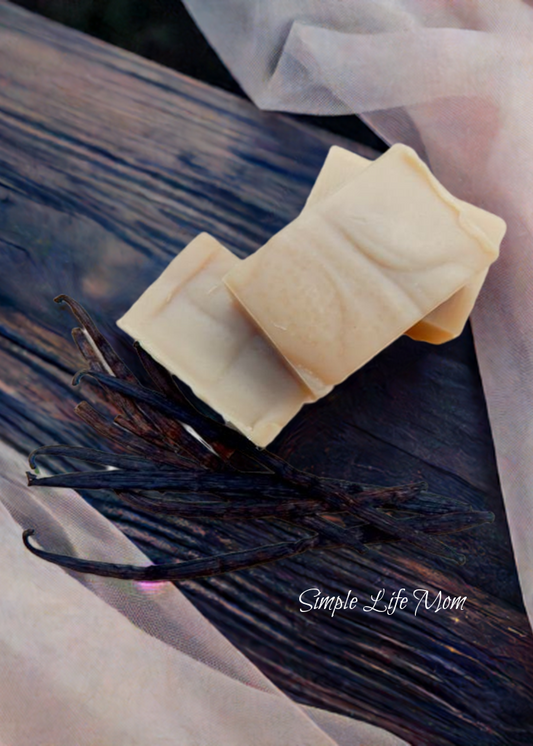 VANILLA SHAMPOO BAR - vegan, all natural, organic, handmade soap, vanilla essential oil solid shampoo bar for all hair types