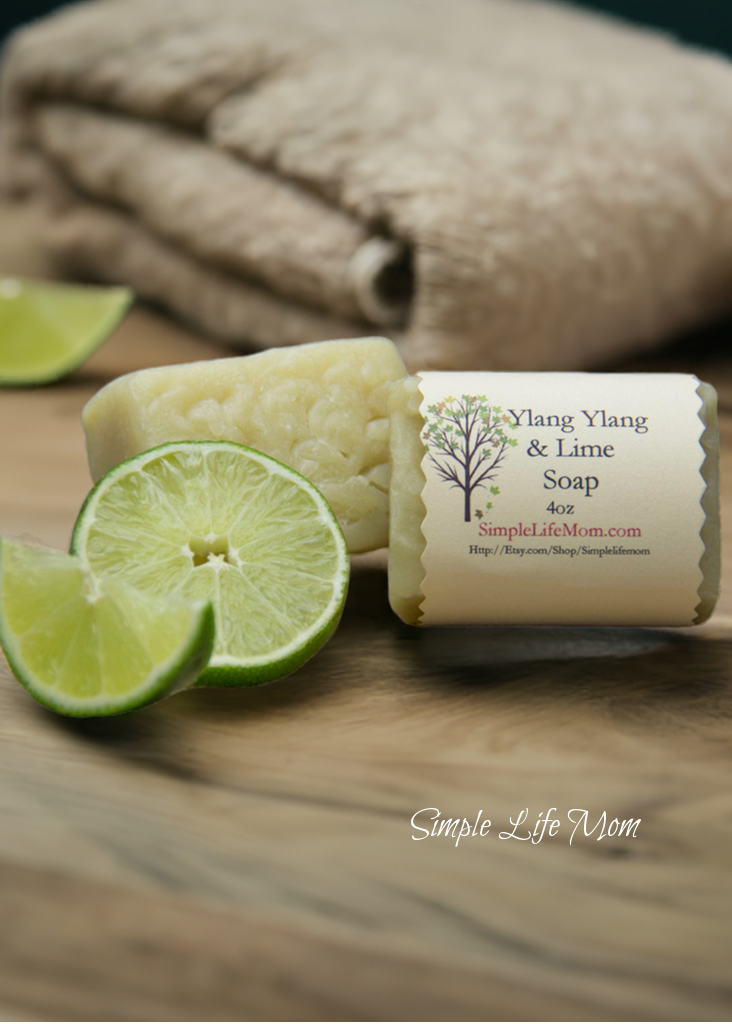 YLANG YLANG LIME SOAP - Handmade Natural Soap made with essential oils for a sensual and luxurious experience.