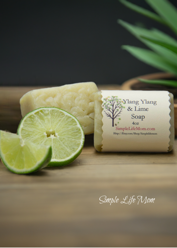 YLANG YLANG LIME SOAP - Handmade Natural Soap made with essential oils for a sensual and luxurious experience.