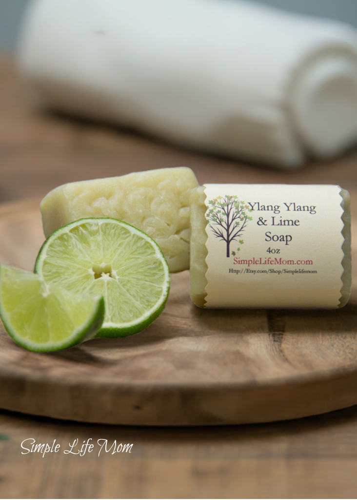 YLANG YLANG LIME SOAP - Handmade Natural Soap made with essential oils for a sensual and luxurious experience.