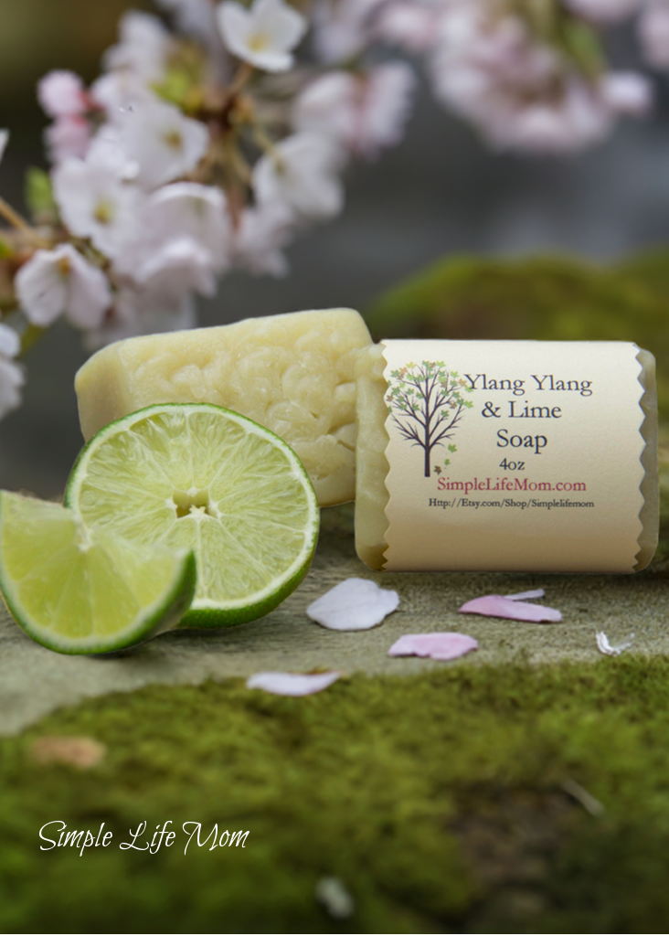 YLANG YLANG LIME SOAP - Handmade Natural Soap made with essential oils for a sensual and luxurious experience.