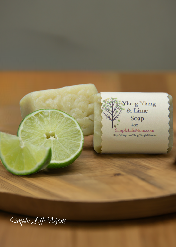 YLANG YLANG LIME SOAP - Handmade Natural Soap made with essential oils for a sensual and luxurious experience.