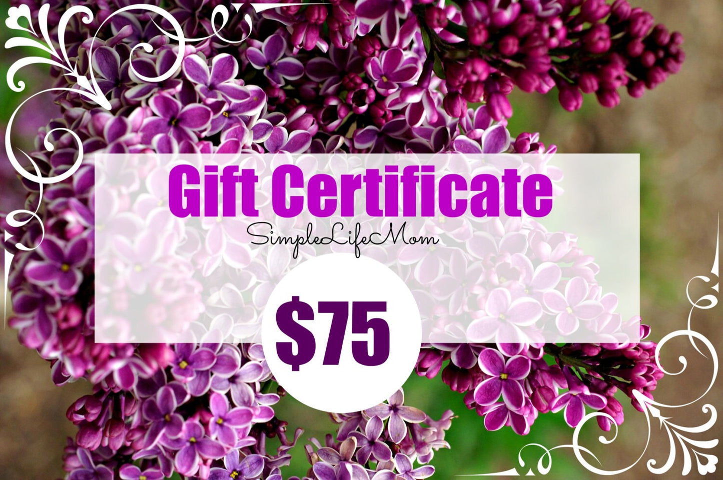 Simple Life Mom Gift Card