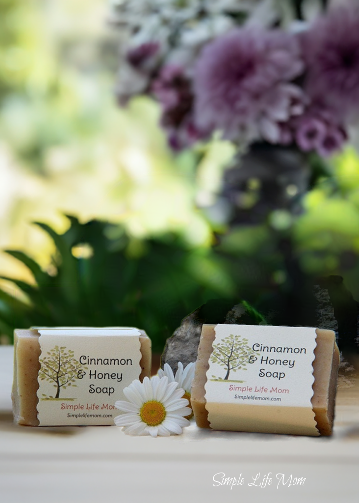 CINNAMON & HONEY SOAP - all natural handmade soap bar, cold processed soap, moisturizing