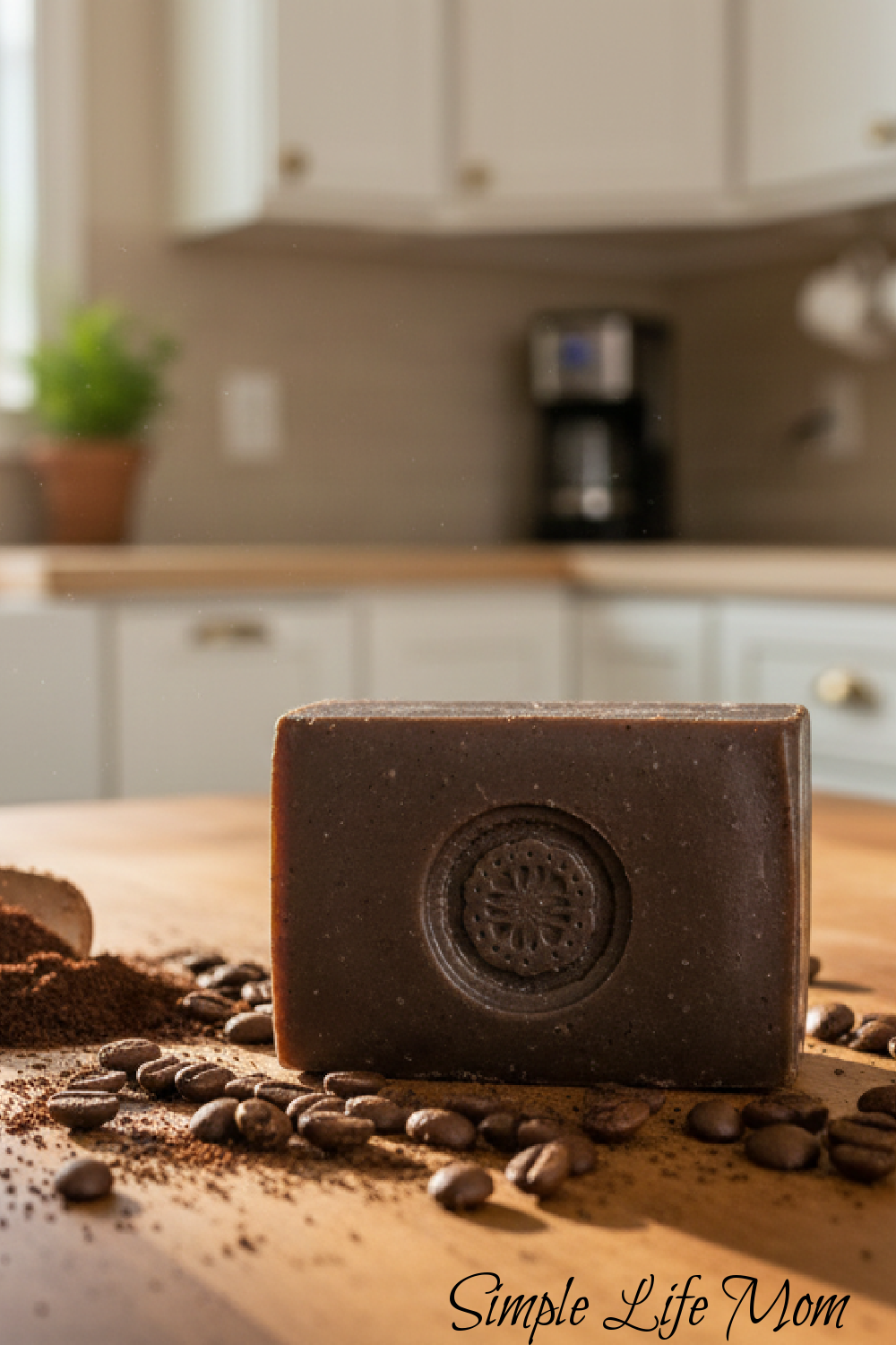 MOCHA SCRUB BAR- all-natural handmade cold processed body scrub cellulite bar