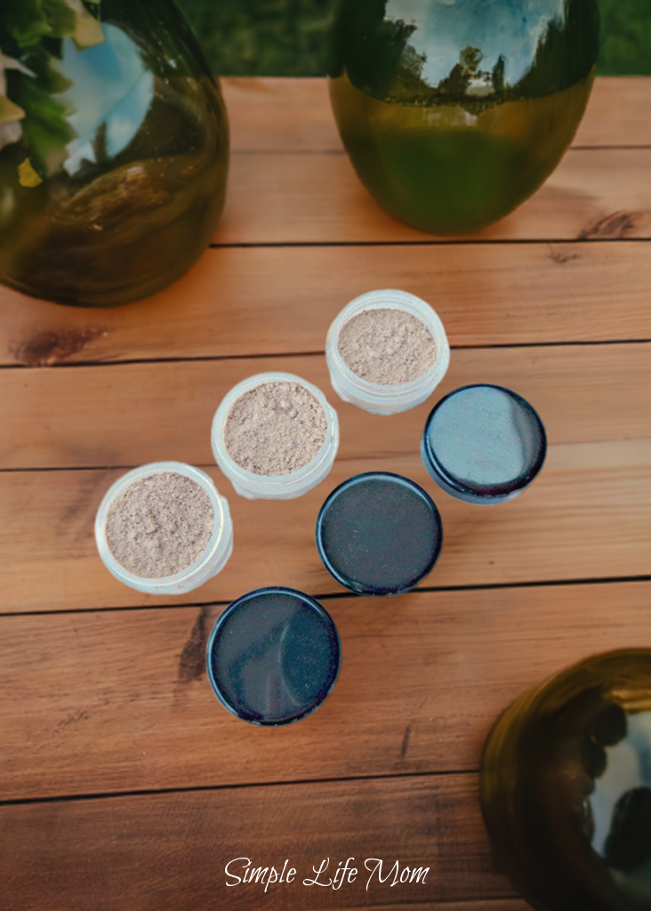 LOOSE FOUNDATION POWDER samples, natural clean organic makeup, clay mineral foundation, vegan concealer