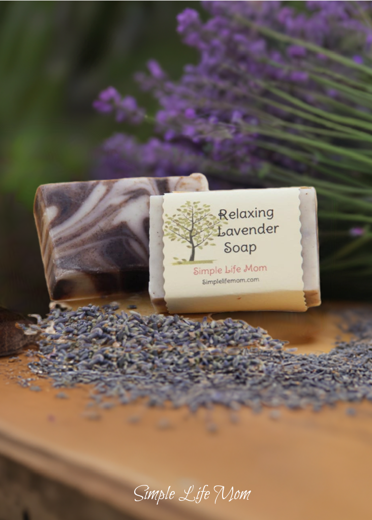 RELAXING LAVENDER SOAP bar - Handmade body soap for sensitive skin, soothing soap