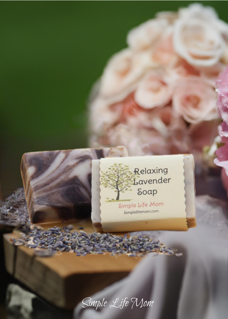 RELAXING LAVENDER SOAP bar - Handmade body soap for sensitive skin, soothing soap