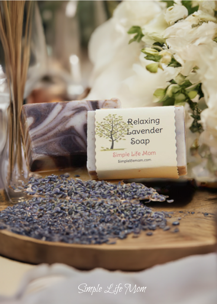 RELAXING LAVENDER SOAP bar - Handmade body soap for sensitive skin, soothing soap